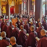 Featured image of post 【法讯】恭迎观世音菩萨成道吉日，福清灵石寺今日启建诵经念佛法会（暨传授三皈五戒、八关斋戒）