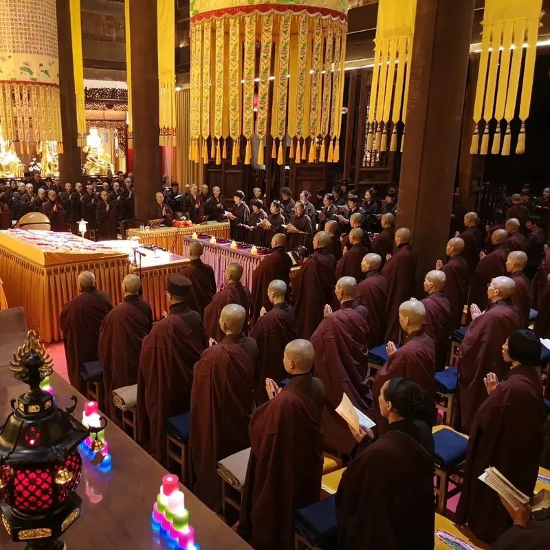 【法会剪影】2023福清灵石寺清明季法事图影合集（附视频：蒙山掠影）
