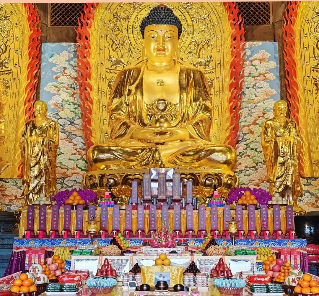 【节日专题法语】感恩虔供养，诸天降吉祥—福清灵石寺今日启建纳福迎祥斋天法会！