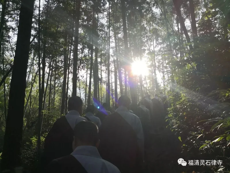 【灵石剪影】慎终追远，策勉后学——灵石律寺全体师僧礼塔祭祖