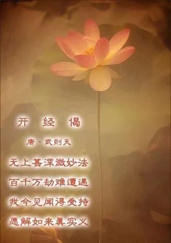 【学佛行仪敬法之第十一】您知道开经偈的由来吗？
