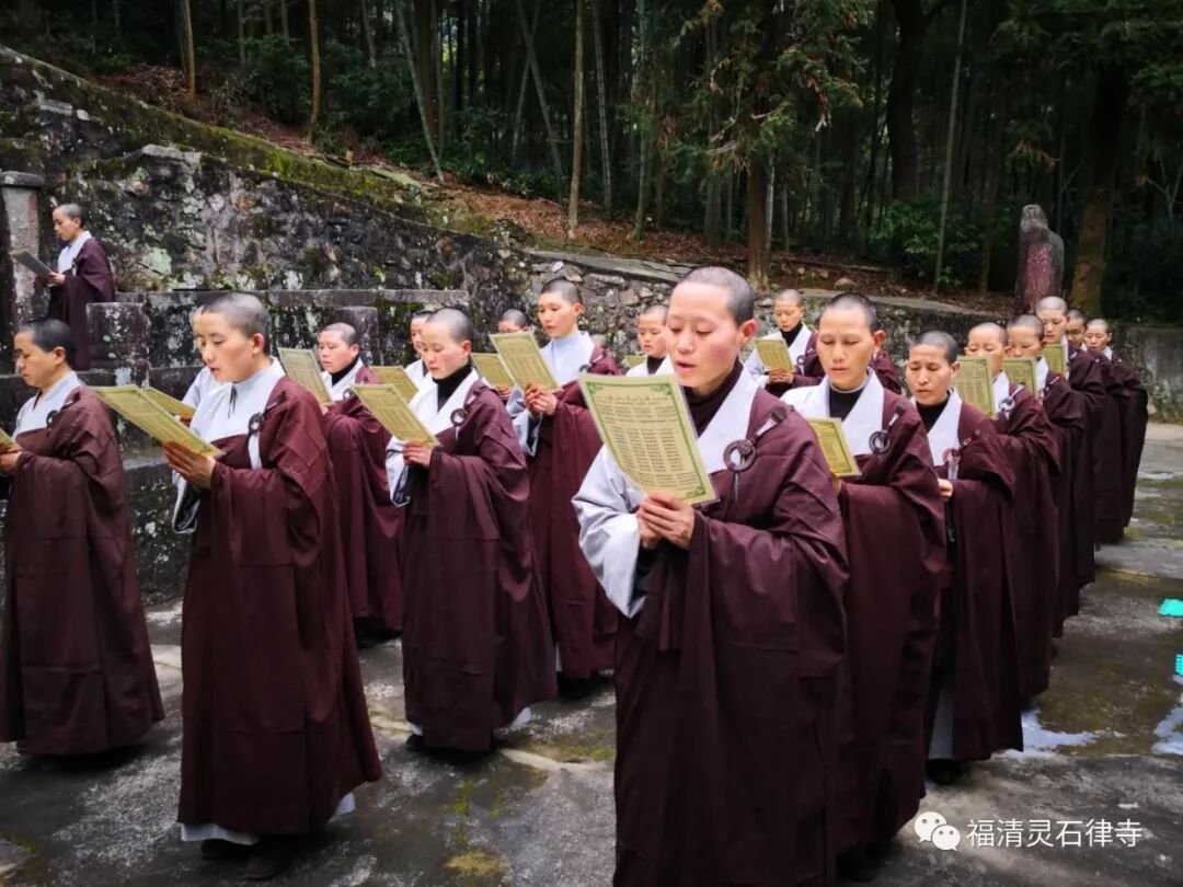 【剪影】清明将至，源本兴思—2019灵石律寺两序大众祭祖礼塔