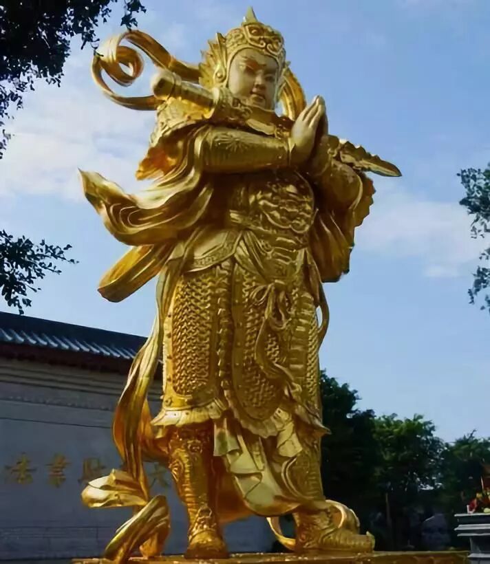 【学佛行仪入寺院之十六】韦陀菩萨手持金刚杵的三种姿势代表了什么？
