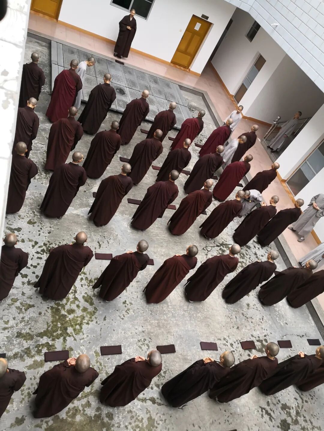 【学苑剪影】2020年灵石律寺新僧入学威仪集训