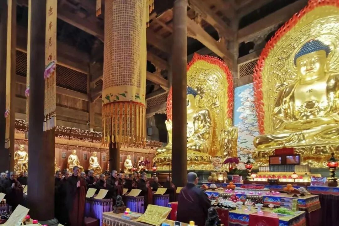 【法讯】福清灵石寺启建安座祈福第三场大蒙山施食法会