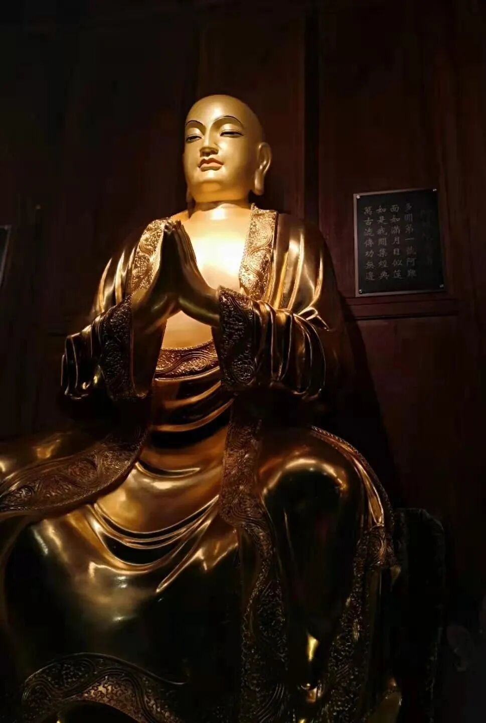 安座祈福法语】大雄宝殿之十八罗汉（九）：阿难陀尊者