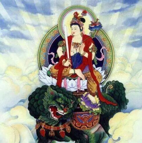 【佛菩萨圣诞法语】农历四月初四，恭迎文殊菩萨圣诞日  ，持文殊菩萨心咒获福无量!