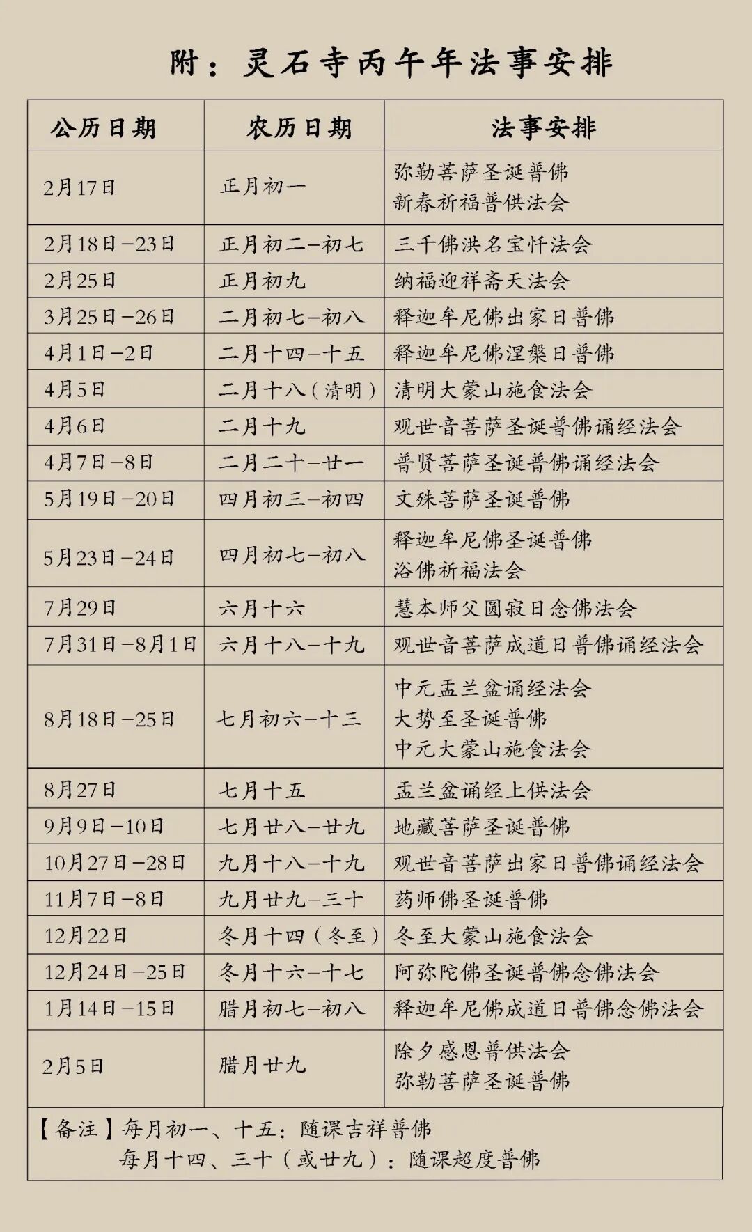 【法讯】福清灵石寺明日启建清明孝亲报恩冥阳两利大蒙山施食法会
